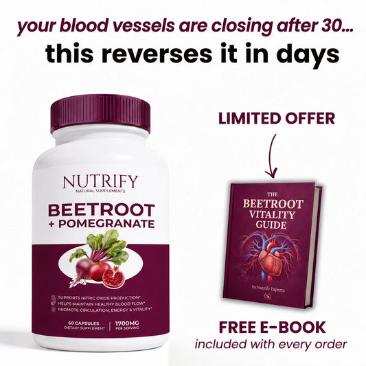 Nutrify Beetroot + Pomegranate – Restore Blood Flow & Get Your Energy Back